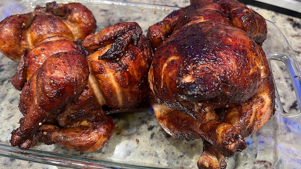 How to make the best Rotisserie Chicken and Jambalaya! YouTube