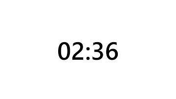 Timer for 2 minutes and 36 seconds
