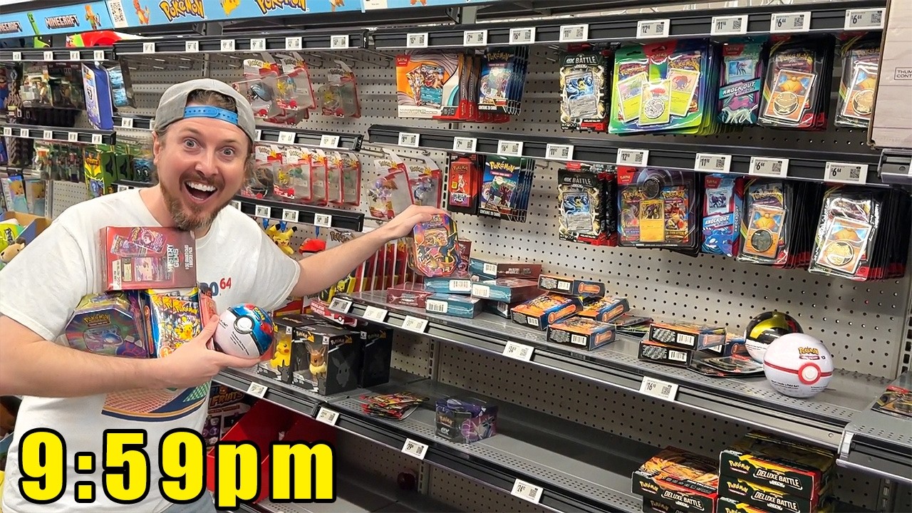 Late Night Pokemon Card Hunting in Walmart = JACKPOT!