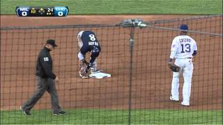 2011/06/13 Braun steals second