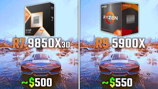 RYZEN 7 9850X3D vs RYZEN 9 5900X | Test in 6 Games