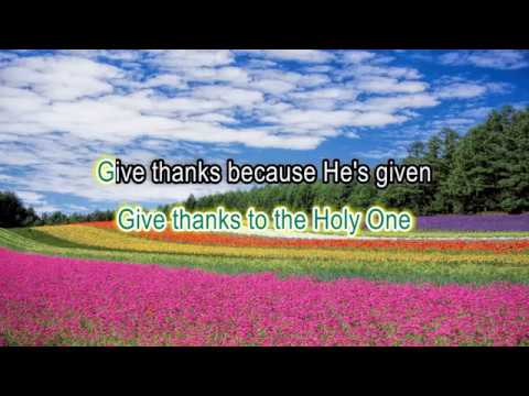 Give Thanks - Don Moen (Karaoke with lyrics)