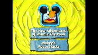 Disney Channel Next Bumper the New Adventures Of Winnie The Pooh To Mickeys Mouse Tracks 1997
