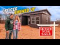 Starting over after officer showed up we never saw this coming  tiny house  shed to house