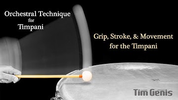 The timpani grip, stroke, and movement