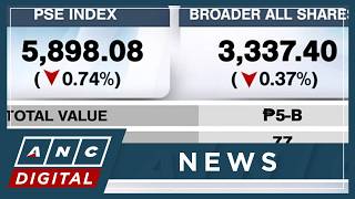 PSEi falls back to 5,800 level | ANC