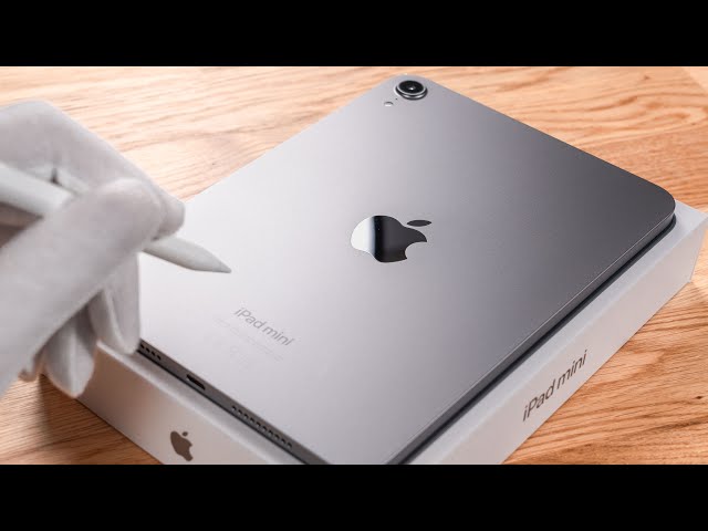 Apple iPad Mini 2024 Space Gray Unboxing Aesthetic ASMR - YouTube