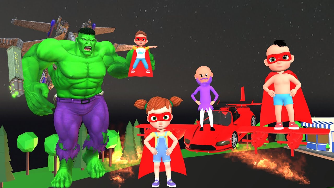 Chintu Mintu Aur Hulk Monster { Part 4} Hulk Wala Cartoon  Pagal beta  Desi Comedy Video  Cs Bisht V