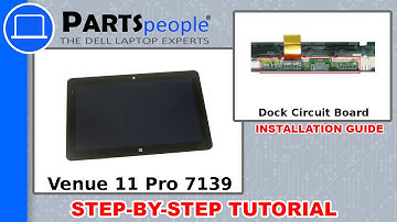 Dell Venue 11 Pro 7139 (T07G001) Dock Circuit Board How-To Video Tutorial