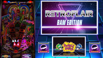 RetroFlair BAM Edition Pinevent Future Pinball Gameplay (3 Screen Full DMD)