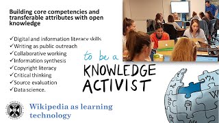 Teaching with Wikipedia - a practical 'how to' guide.