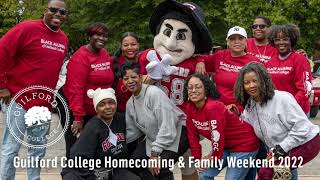 Guilford College Homecoming and Family Weekend 2022