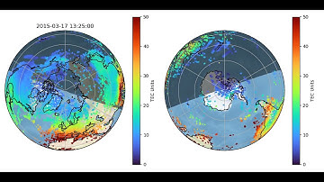 Cartopy TEC map example