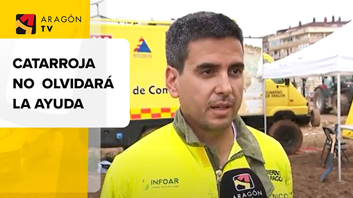 Catarroja nunca olvidará la ayuda aragonesa