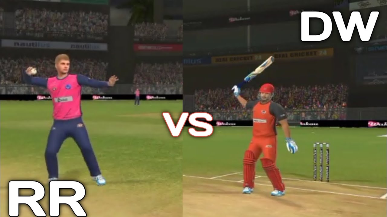 Real Cricket 24 Gameplay | DW vs RR IPL Match | मैच मैं लड़ाई हो गई 😱 ...