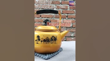 #short macrame coasters