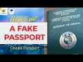 HOW TO SPOT A FAKE PASSPORT #EDUMEDIA #PASSPORT #GHANA