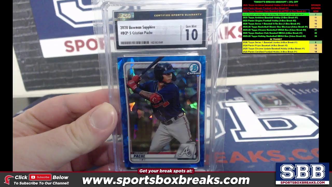 🌟LIVE BREAKS NOW SBB25OFF = 25% OFF 🌟