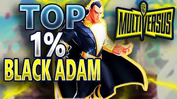 TOP 1% BLACK ADAM! | Multiversus