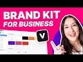 How to use brand kit for business using veed