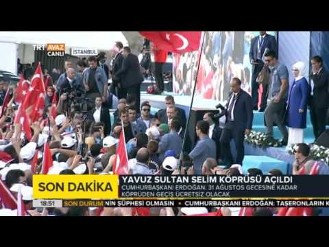 Yavuz Sultan Selim Köprüsü'nün Açılış Anı - TRT Avaz