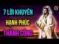 7 Lời Khuyên Đơn Giản Để Có Cuộc Sống Hạnh Phúc Và Thành Công