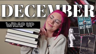 horror, unhinged/bizarre, and anticipated books 🖤✨️ | december reading wrap up