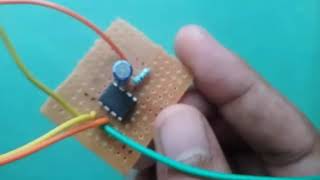 Touch sensor by using ic 555