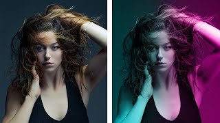 Quick Technique for Portrait Dual Lighting Effect In Photoshop screenshot 5