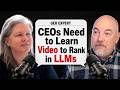 How important is video for AI zero click visibility in a B2B GEO:AEO:AIO strategy Jessica Hennesey