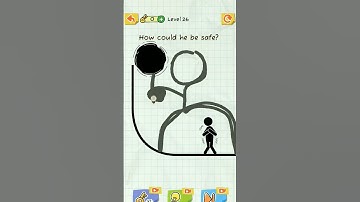 Draw 2 Save Level 26 ~ How could he be safe? | Draw 2 Save Tutorial (#draw2save #tutorial #level26)