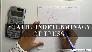 STATIC INDETERMINACY OF THE PLANAR TRUSS | @learningwithtaha5604
