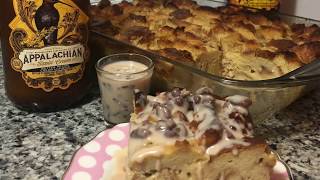 Bread Pudding w/ Honey Pecan Bourbon Sauce