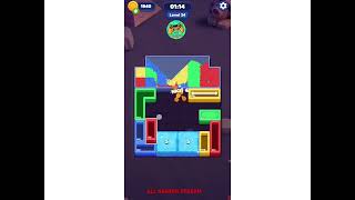 Color Sand: Fill The Blocks Level 34 Gameplay 