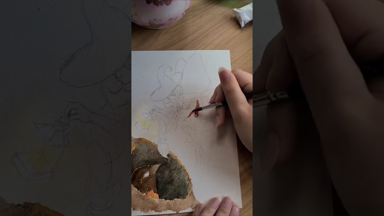 Fairy & Robin #artwork #process