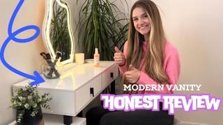 KDCAS Modern Vanity Desk with Led Mirror review