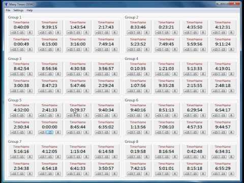 Many Timers DEMO