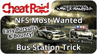 Need For Speed Most Wanted Bus Station Trick | PC, PS2, Xbox, Xbox 360 & GameCube
