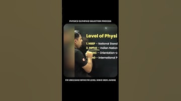 Physics Olympiad Selection ⚛️ #vedantu #harshsir #VED #physics #olympiad #exam #study #student