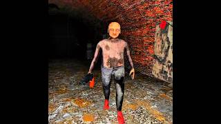 playing as eyeless menu with train escape in grann chapter 3 gameplay 😆| #granny3 #gaming #shorts