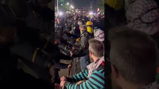 Explosive Standoff Erupts Outside ICE Facility #shorts