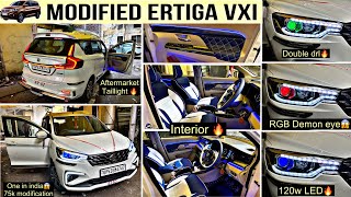 Ertiga CNG Modification 2023 🔥 Ertiga 2023 Lxi to Zxi Modified 😱 Ertiga Accessories With price