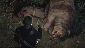 Red Dead Redemption 2 - Random Encounter - Bear Hunter (PS4)