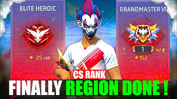 Finally I Reached REGION IN CS RANKED ? - SEASON 33 • KS Gamers 07