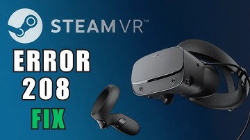 How To Fix SteamVR 208 Error - HTC Vive/Valve Index (2025 Update!)