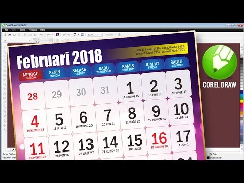 VIDEO : tutorial kalender 2018 lengkap februari dengan coreldraw - hello everyone.. pada kesempatan kali ini saya akan melanjutkan membuat template desain kalender edisihello everyone.. pada kesempatan kali ini saya akan melanjutkan membu ...