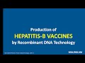 Production of HEPATITIS B VACCINE by Recombinant DNA(rDNA) Technology/Genetic Engineering: MALAYALAM