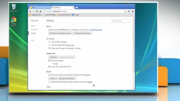 Google™ Chrome: How to protect synced data with a password in Windows® Vista