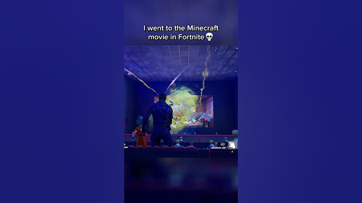 MINECRAFT MOVIE IN FORTNITE 😭💀 #shorts