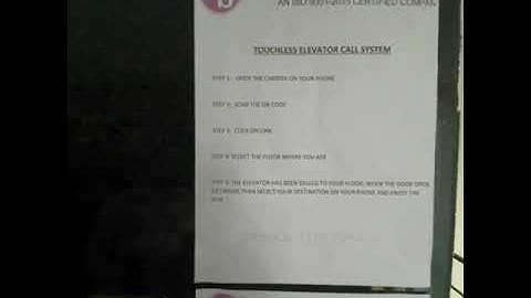 Touchless elevator call system